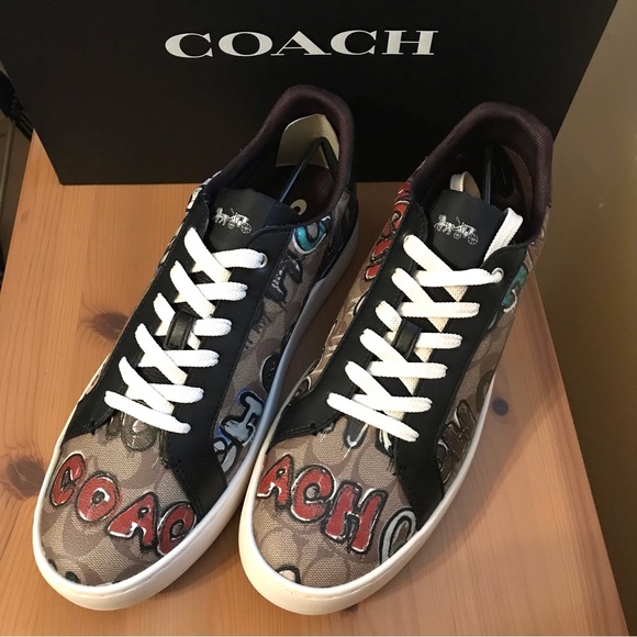 🥰 Coach X Mint + Serf Clip Low Top Sneaker In Signature Canvas - Picture 6 of 16
